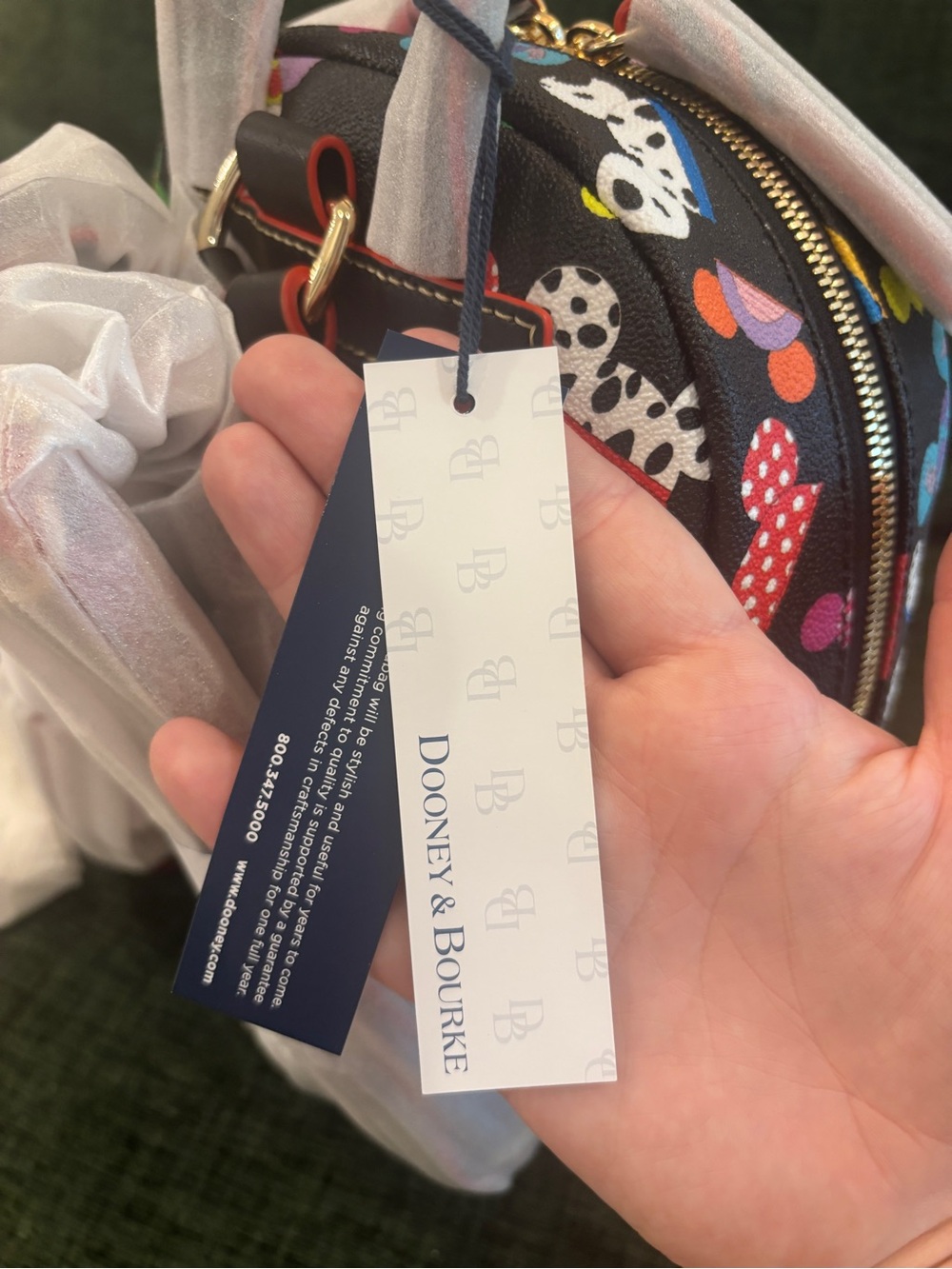 Dooney & Bourke Mickey Mouse Ear Hat backpack - Picture 7 of 9